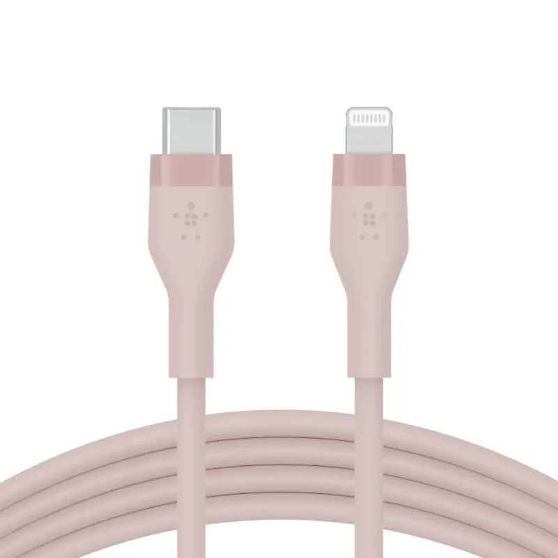 Belkin Boostcharge Flex Usb-c To Lightning Cable 1 Meter Pink