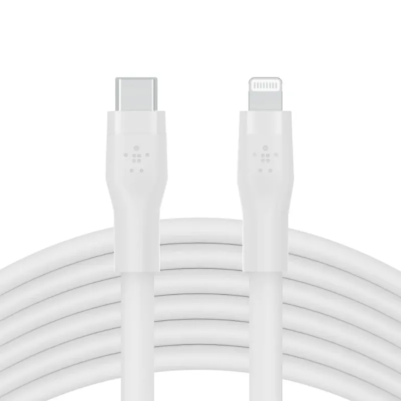 Belkin Boostcharge Flex Usb-c To Lightning Cable 3 Meters White