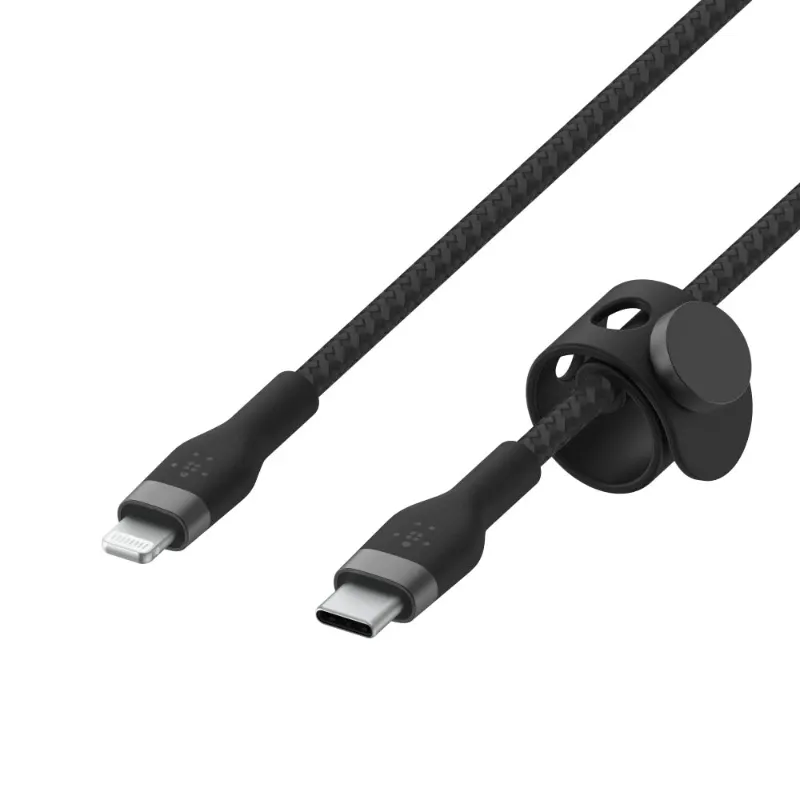 Belkin Boostcharge Pro Flex Usb-c To Lightning Cable 1 Meter Black