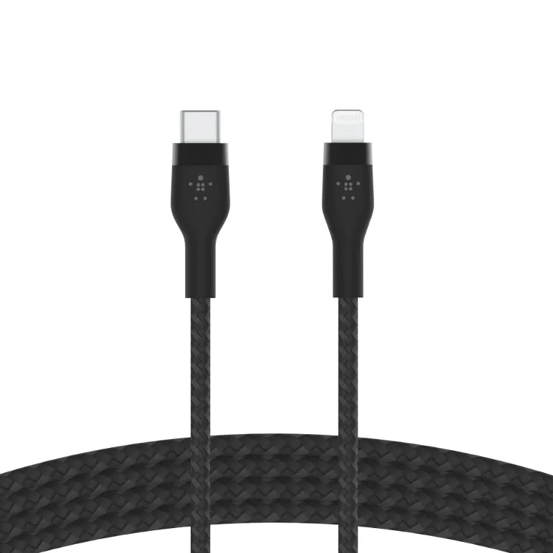Belkin Boostcharge Pro Flex Usb-c To Lightning Cable 1 Meter Black