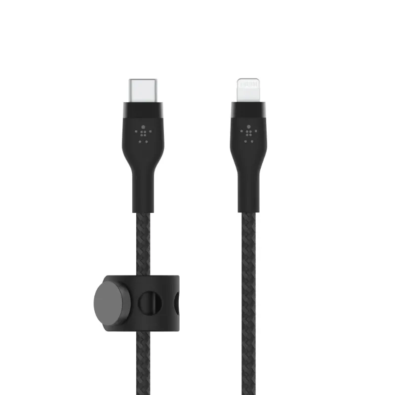 Belkin Boostcharge Pro Flex Usb-c To Lightning Cable 3 Meters Black