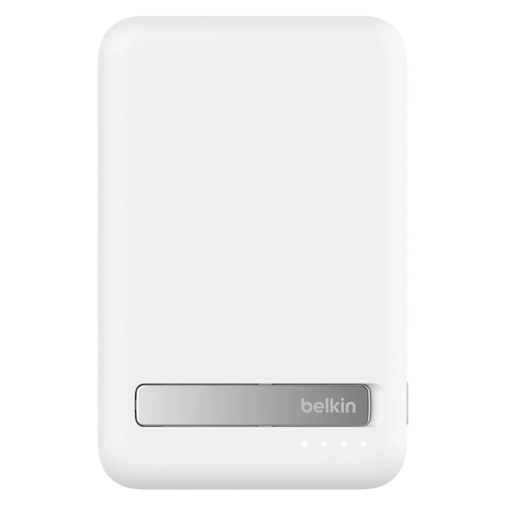 Belkin Boostcharge Pro Magsafe Wireless Power Bank With Qi2 White 8000mah 15w With Usb-c To Usb-c Charging Cable White 1m