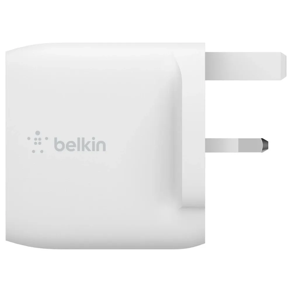 Belkin Dual Usb A Wall Charger 2x 12w Compatible With Any Device That Uses A Usb A Cable 24with 4.8 Amps Total Output White
