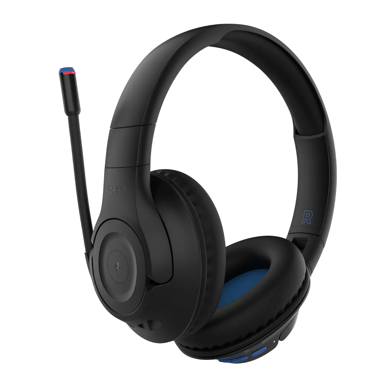 Belkin Soundform Inspire Kids Over Ear Bluetooth Headset With Bloom Mic Black Bkn-aud006btblk