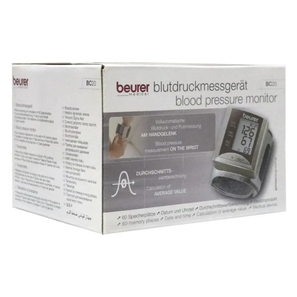 Beurer Bc20 Wrist Blood Pressure Monitor