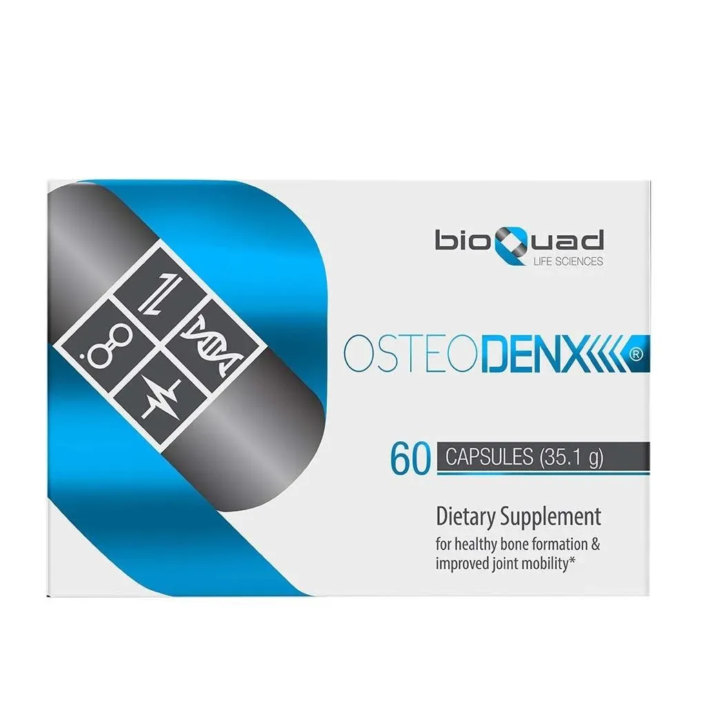 Bioquad Osteodenx Dietary Supplement Capsules For Bone & Joint Support, Pack Of 60’s