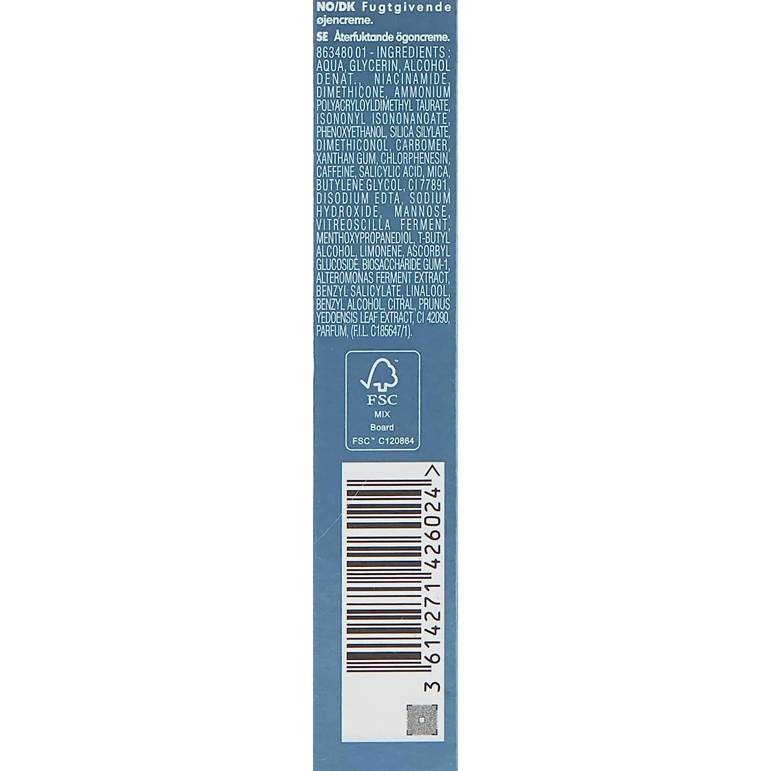 Biotherm Aquapower Eye Hydrator For Men 0.5Oz Hydrator White