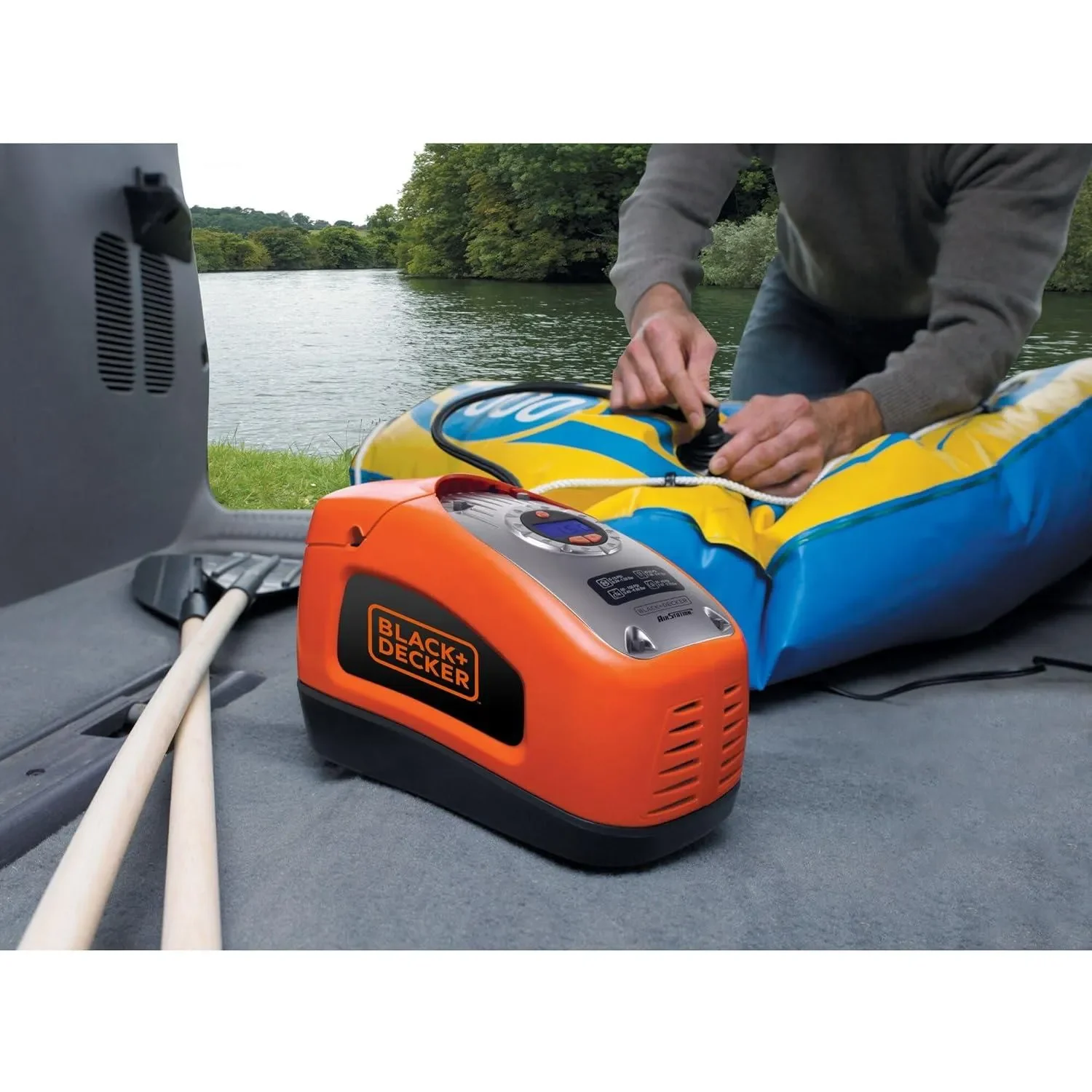 Black+Decker 160 Psi Ac-Dc Multi Purpose Air Station Asi300-Gb
