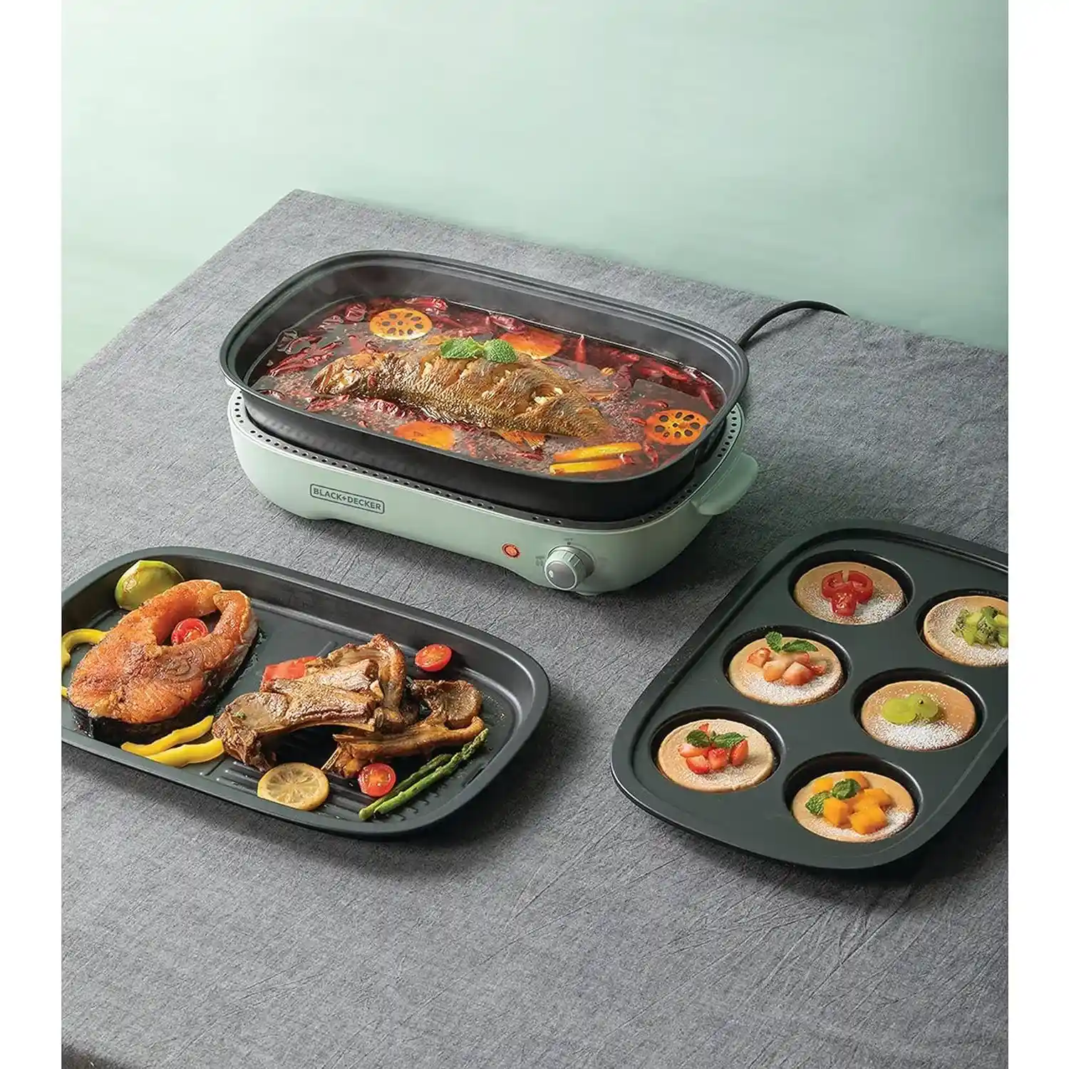 Black+Decker 3 In 1 Multifunction Grill 4.0L1400W Gmf1400-B5