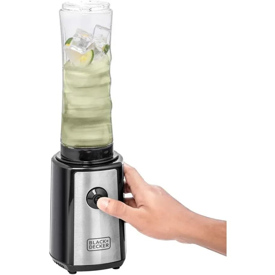 Black & Decker Sports Blender-Smoothie Maker, 300W, 6 Piece Sbx300-B5 Black