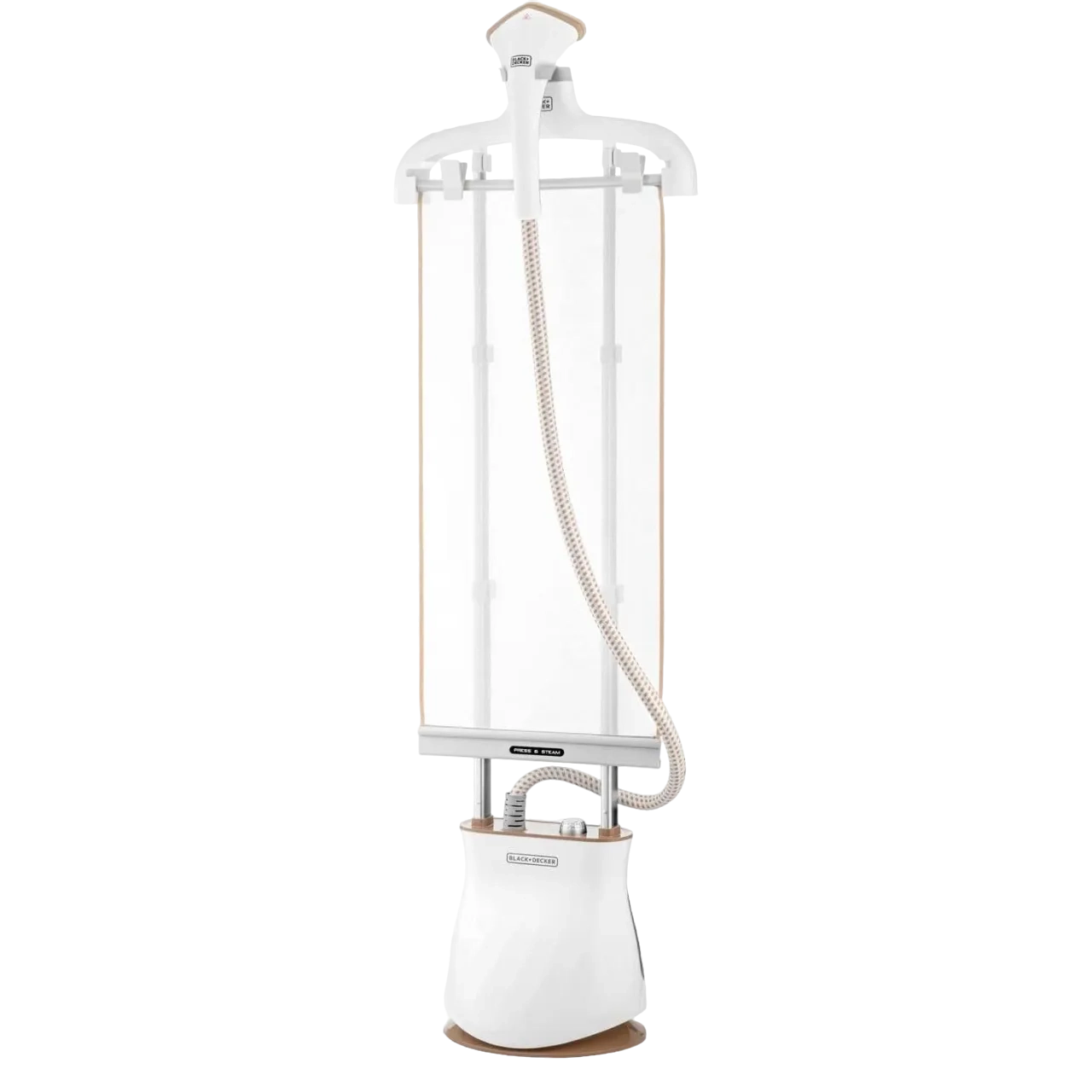 Black+Decker Twin Pole Garment Steamer 1.5 Litres 2400 Watts Gst2400-B5