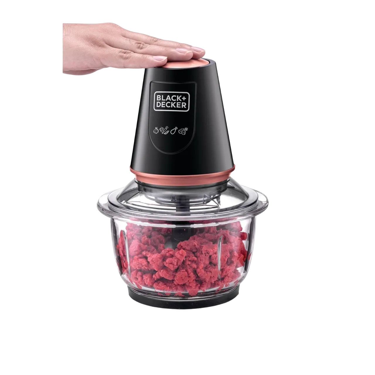 Black+Decker Vertical Chopper With Glass Bowl, GC430-B5