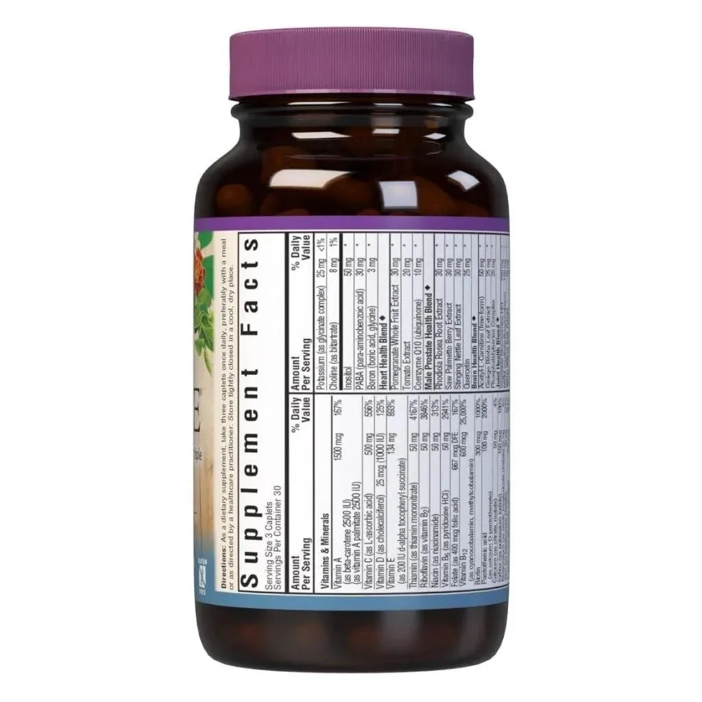 Bluebonnet Age-less Choice 50+ Men’s Multivitamin Supplement Caplets, Pack Of 90's
