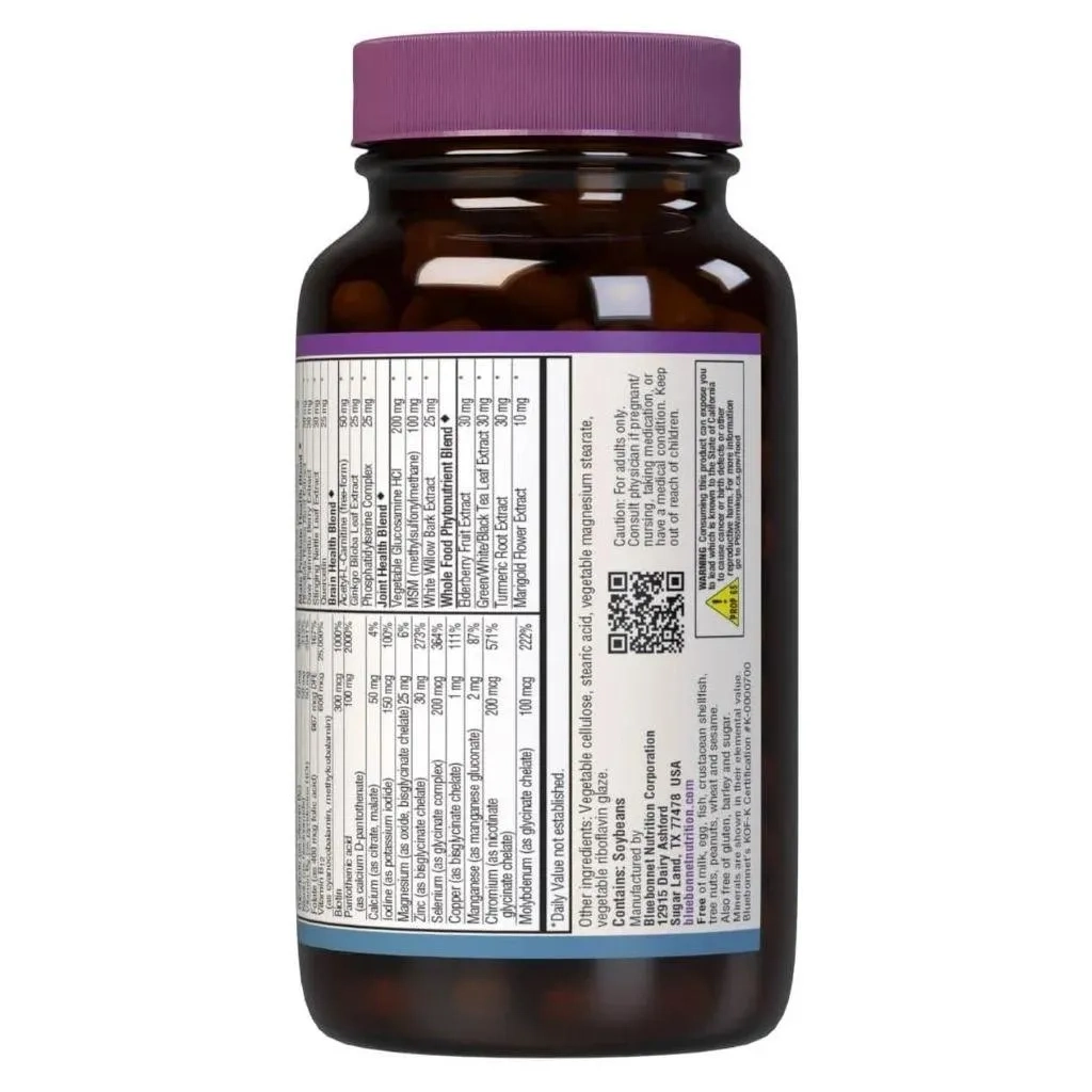 Bluebonnet Age-less Choice 50+ Men’s Multivitamin Supplement Caplets, Pack Of 90's