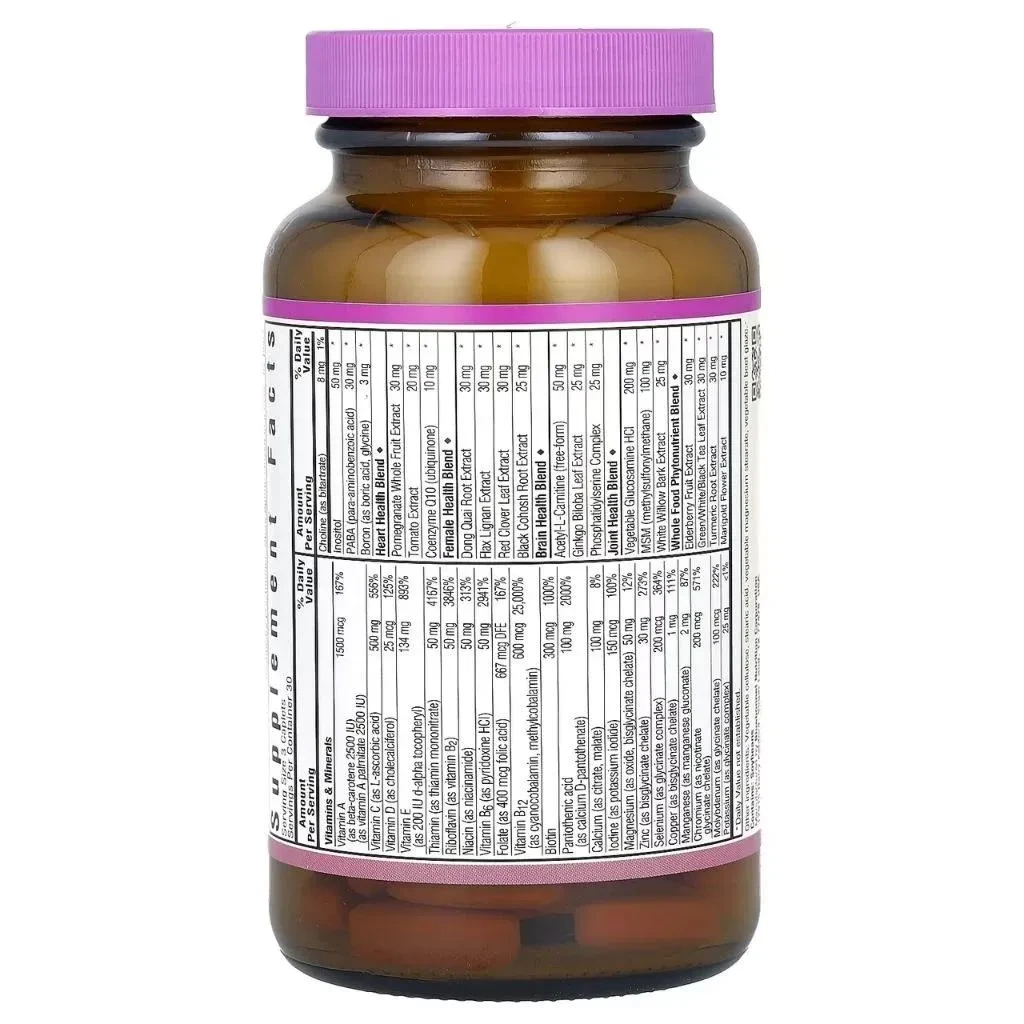 Bluebonnet Age-less Choice 50+ Women’s Multivitamin Supplement Caplets, Pack Of 90's