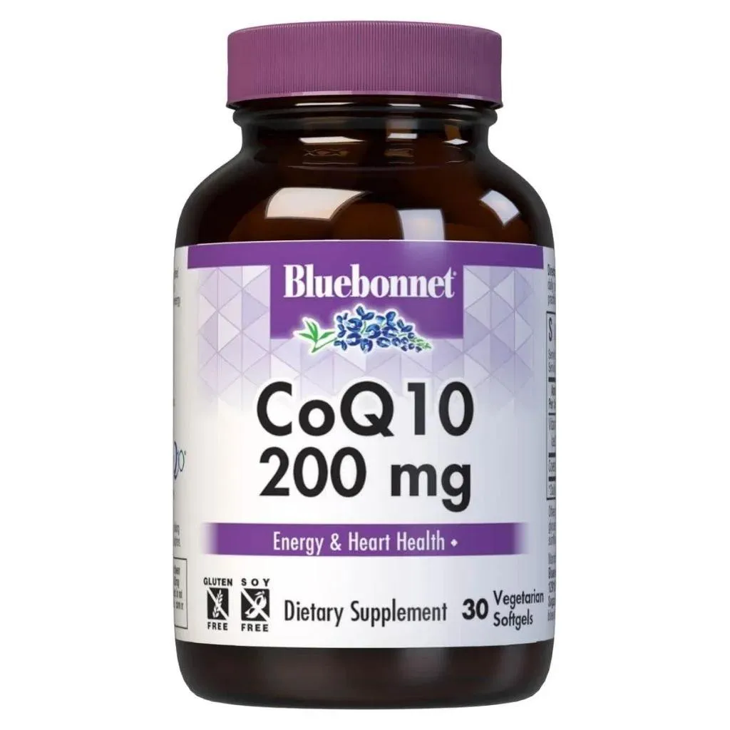Bluebonnet Coq10 200mg Supplement Softgels, Pack Of 30's