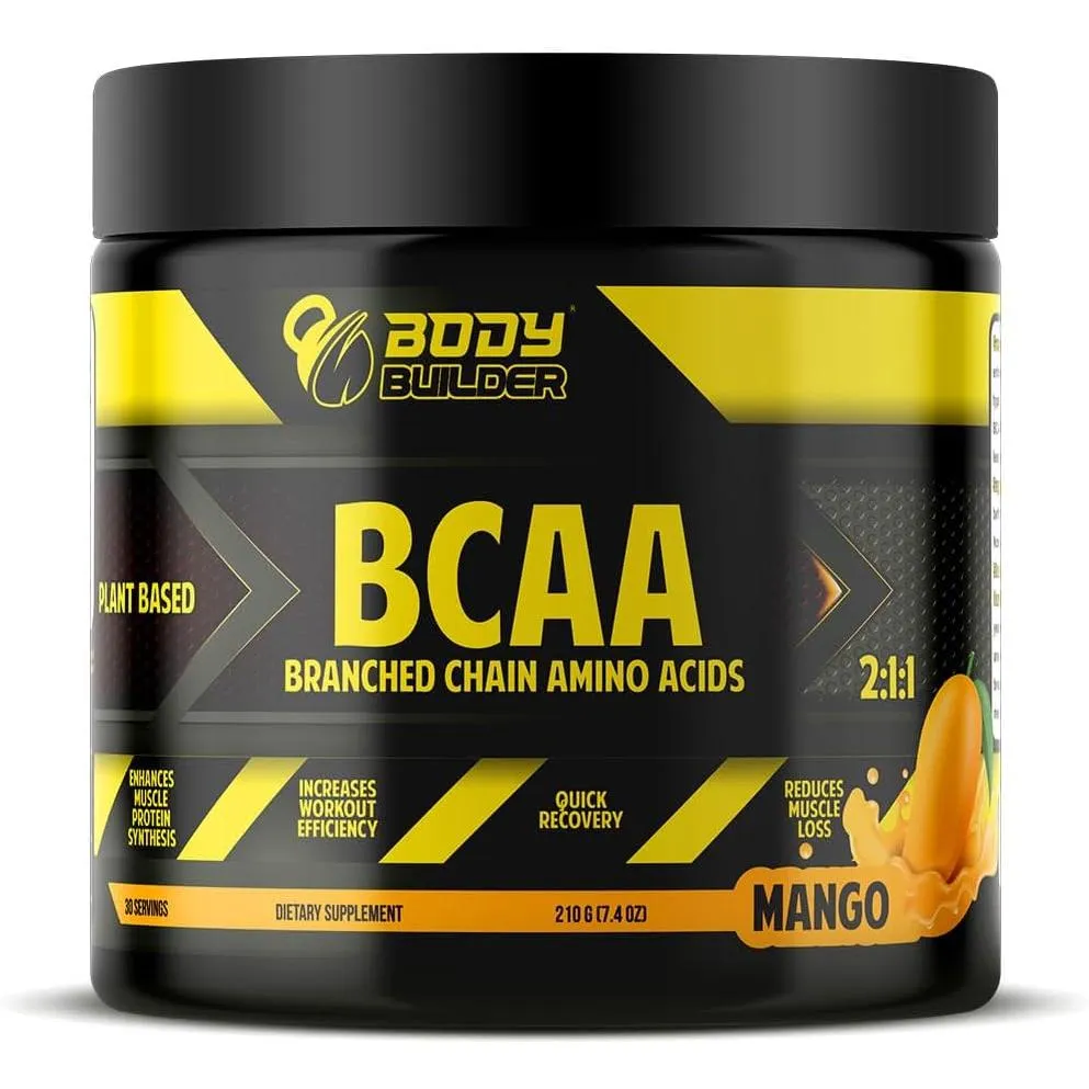 Body Builder Bcaa Increase Workout Mango 210g 30 Servings