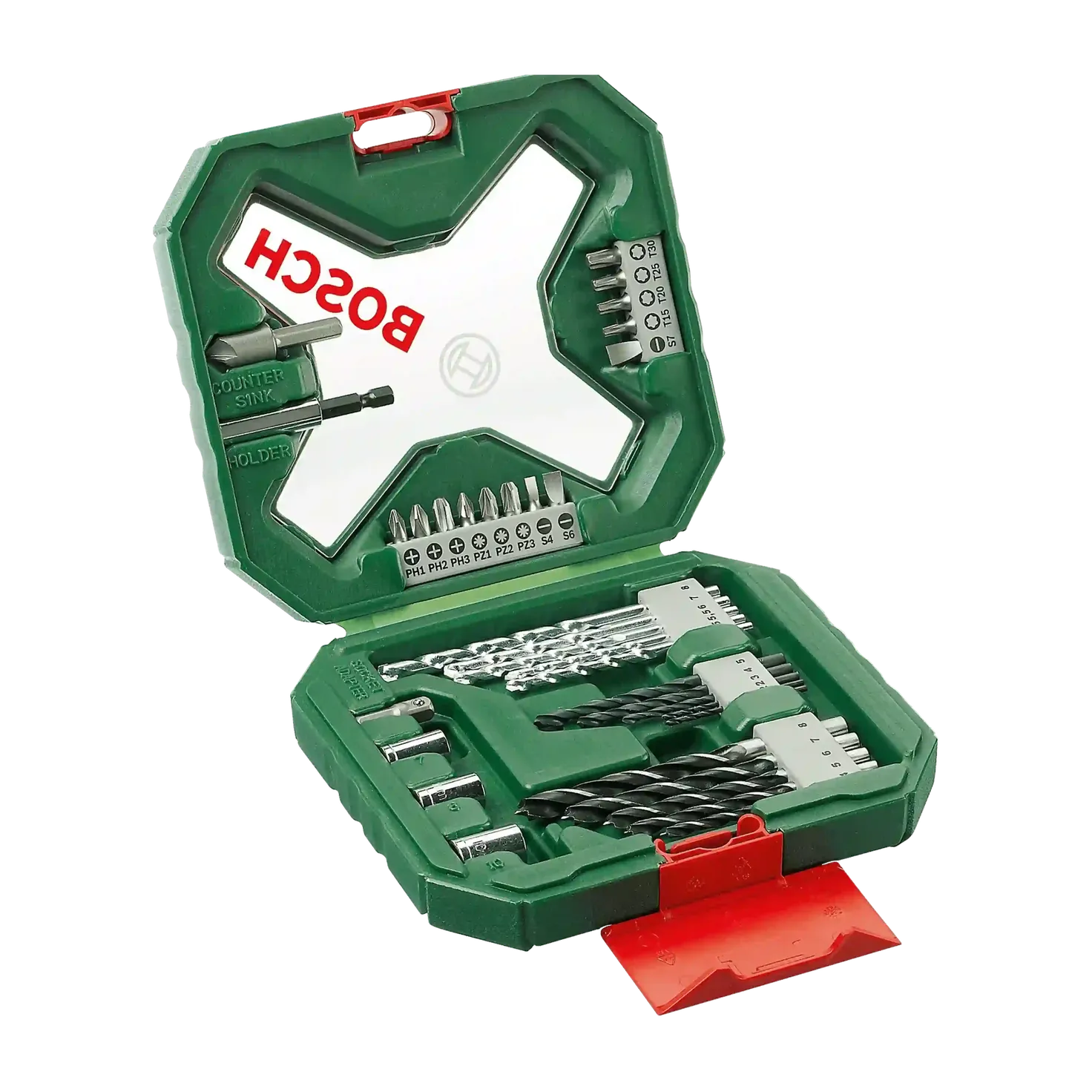 Bosch 34-Piece X-Line Classic Drill Bit And Screwdriver Bit Set