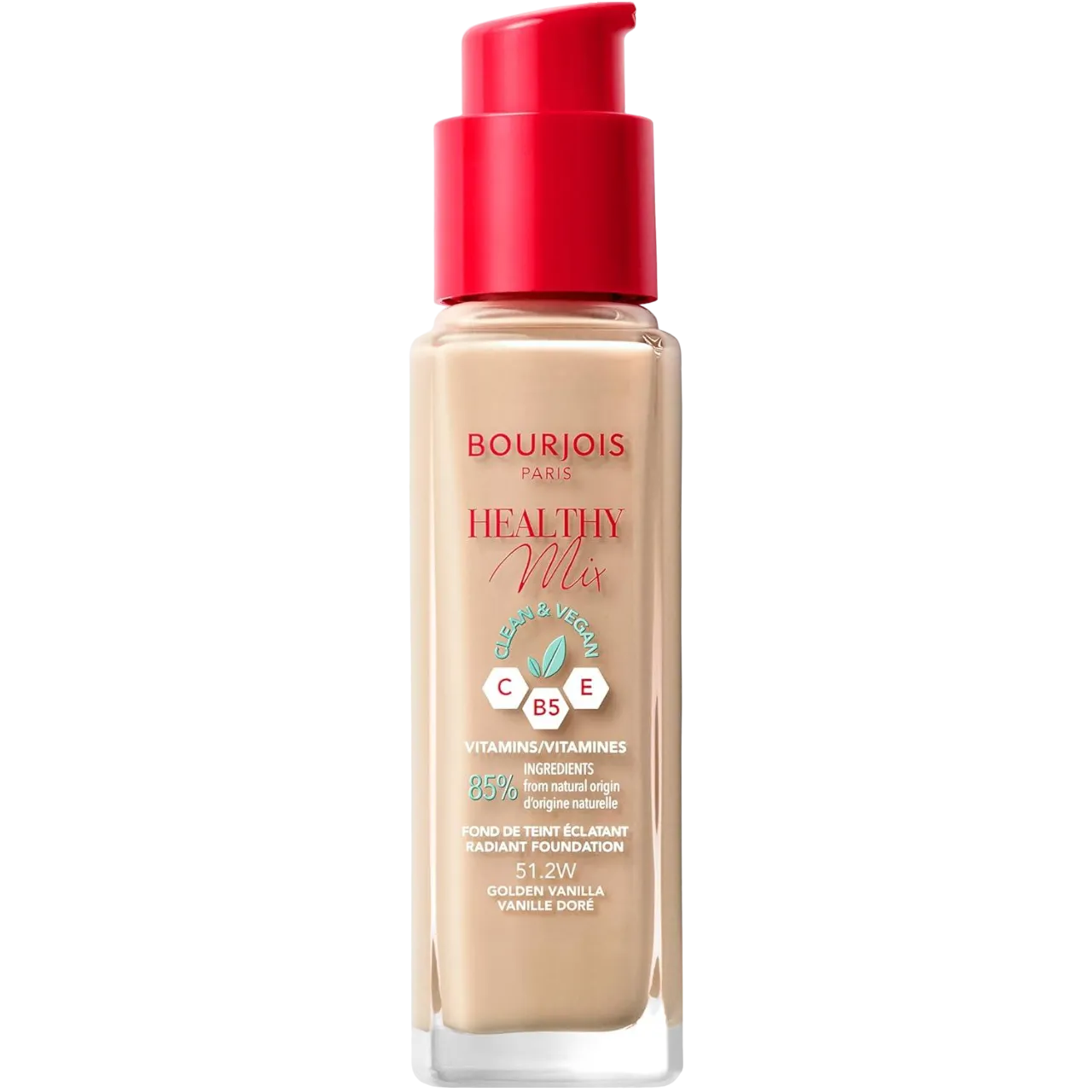 Bourjois Healthy Mix Foundation 51.2W Golden Vanilla 30 Ml