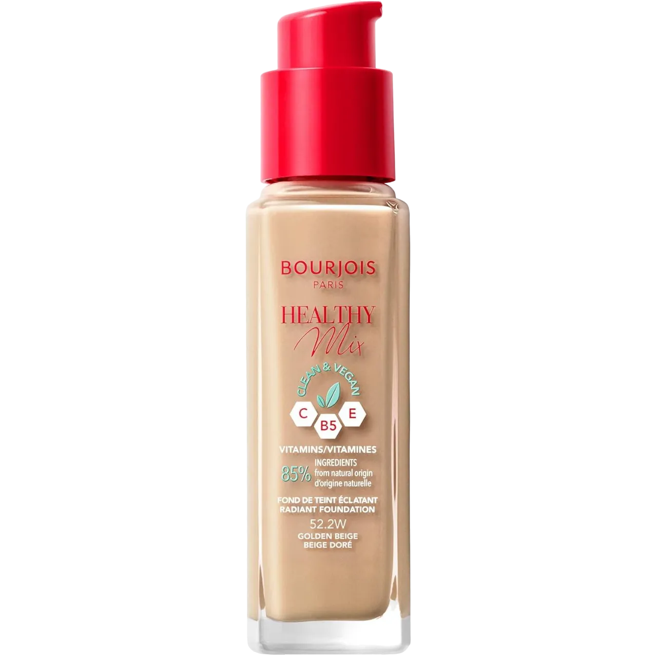 Bourjois Healthy Mix Foundation 52.2W Golden Beige 30 Ml