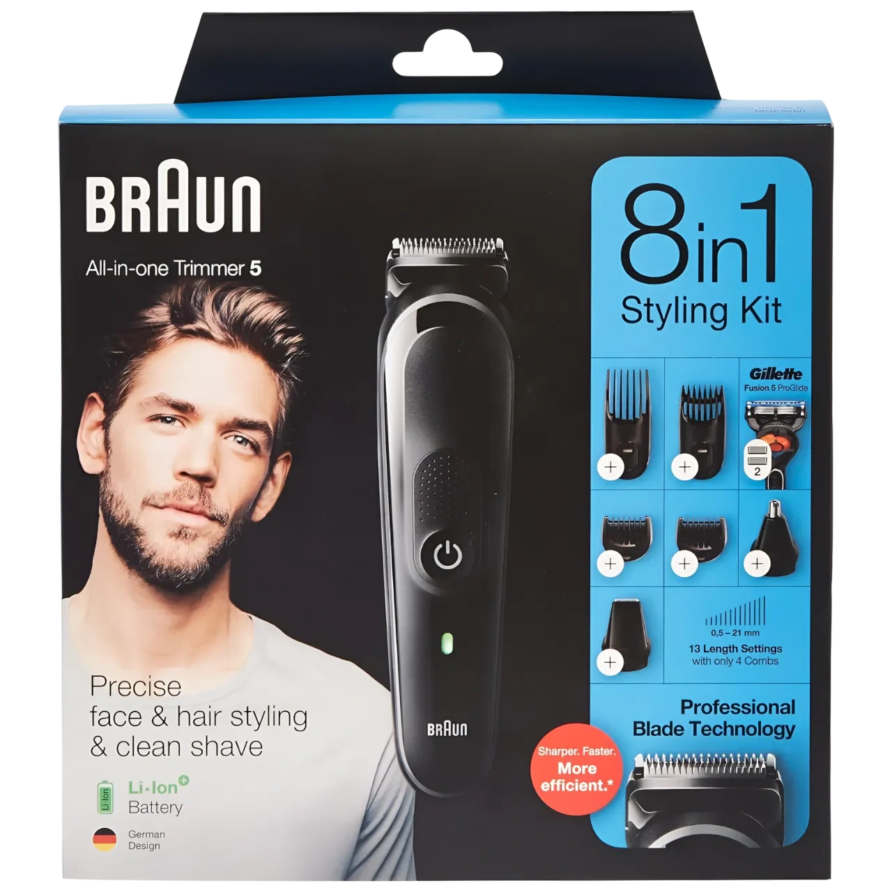 Braun All In One Trimmer 8 In 1 Trimmer With 6 Attachments MGK5260