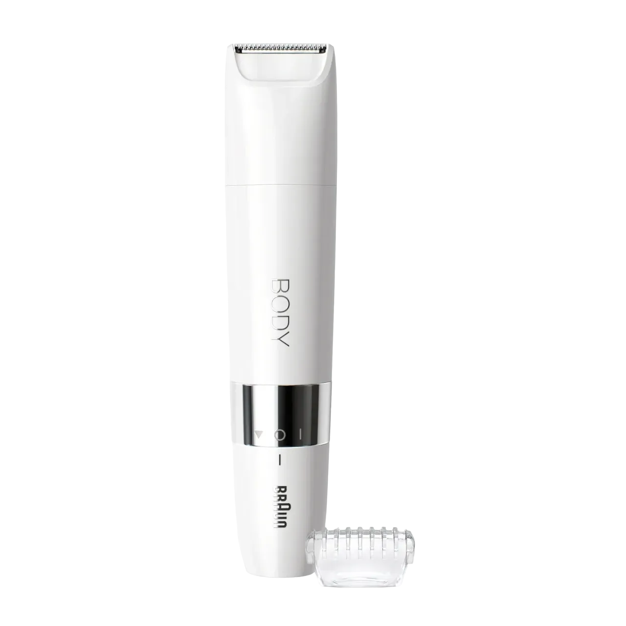 Braun Bs1000 Body Mini Trimmer Wet & Dry With Trimming Comb White