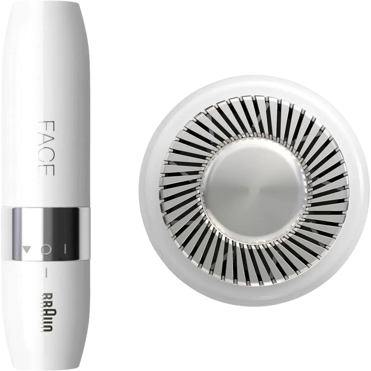 Braun Face Mini Hair Remover FS1000, Electric Facial Hair Trimmer for Women
