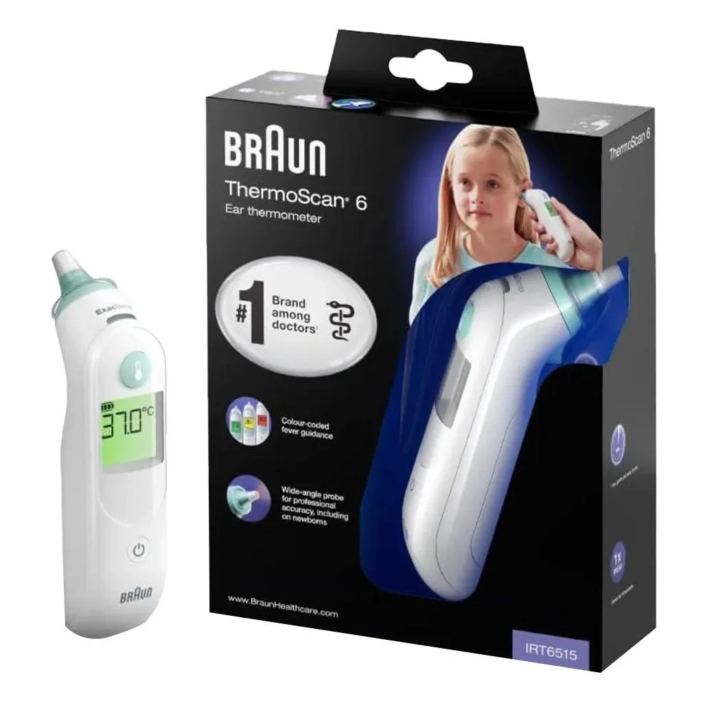 Braun Infrared Ear Thermoscan 6 Irt 6515