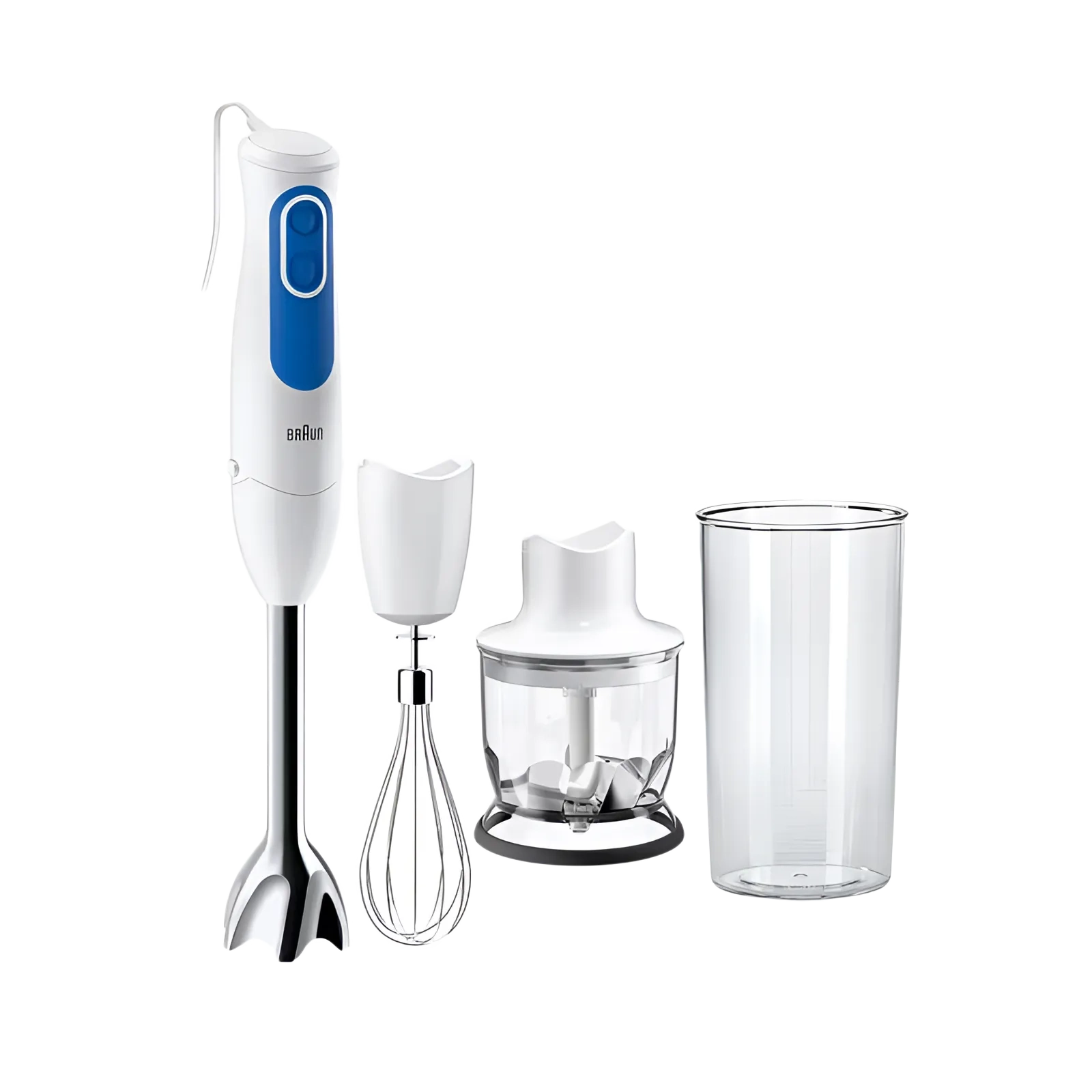 Braun Multiquick 3 Hand Blender 700 Watt White And Blue MQ3025