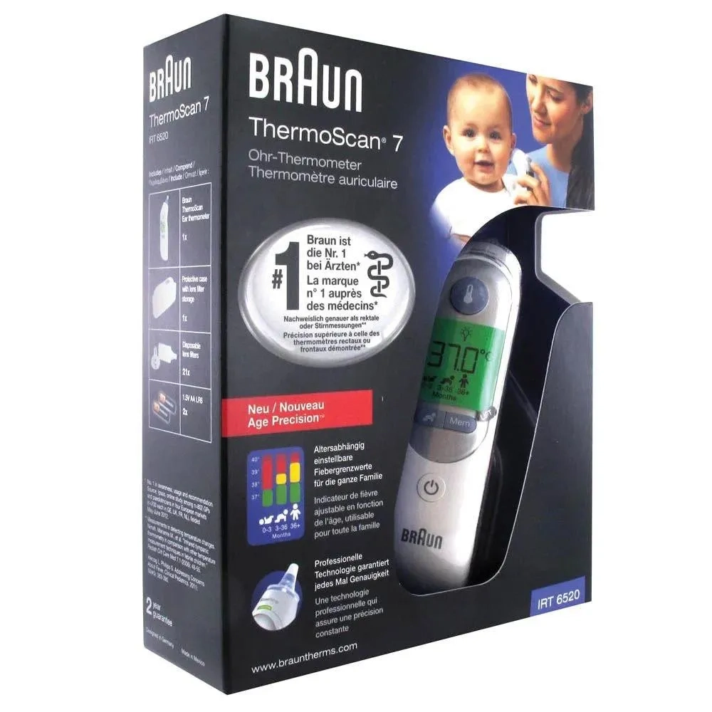 Braun Thermoscan Irt6520 Age Precision Ear Thermometer