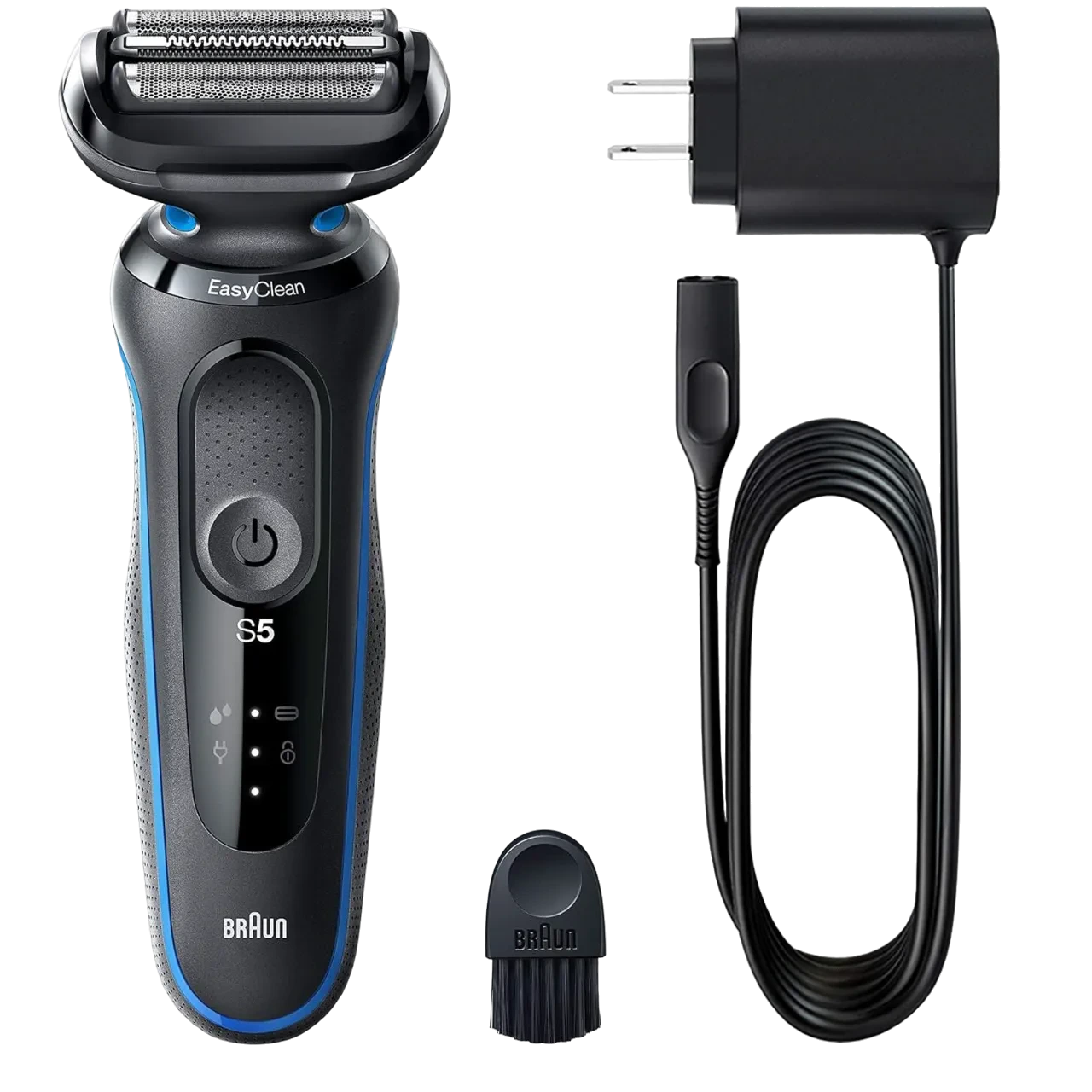 Braun Wet & Dry Electric Shaver Series 5 Easyclean Blue 51-B1000S