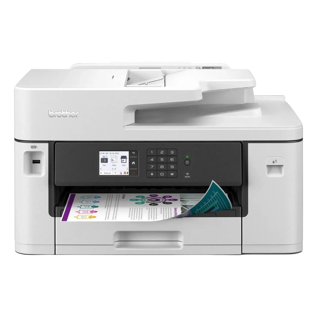 Brother A3 Wireless Inkjet Printer White Mfc-j2340dw