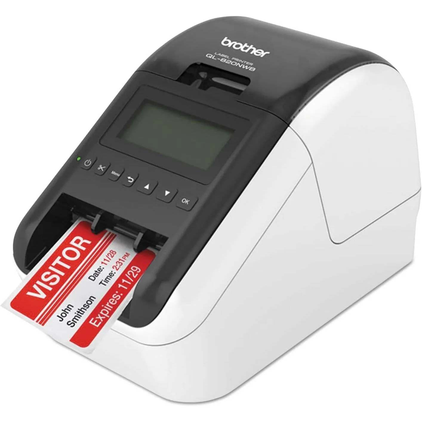 Brother Professional, Ultra Flexible Monochrome Label Printer With Multiple Connectivity Options Ql-820nwb