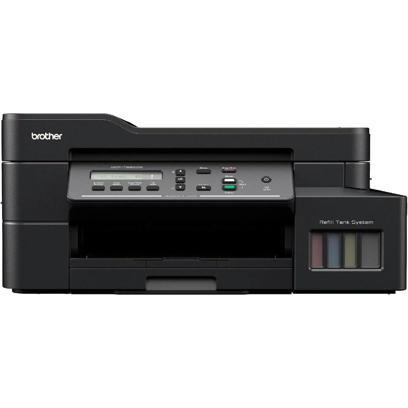 Brother Wireless All In One Ink Tank Printer Automatic 2-sided Features, Mobile & Cloud Print And Scan Dcp-t820dw