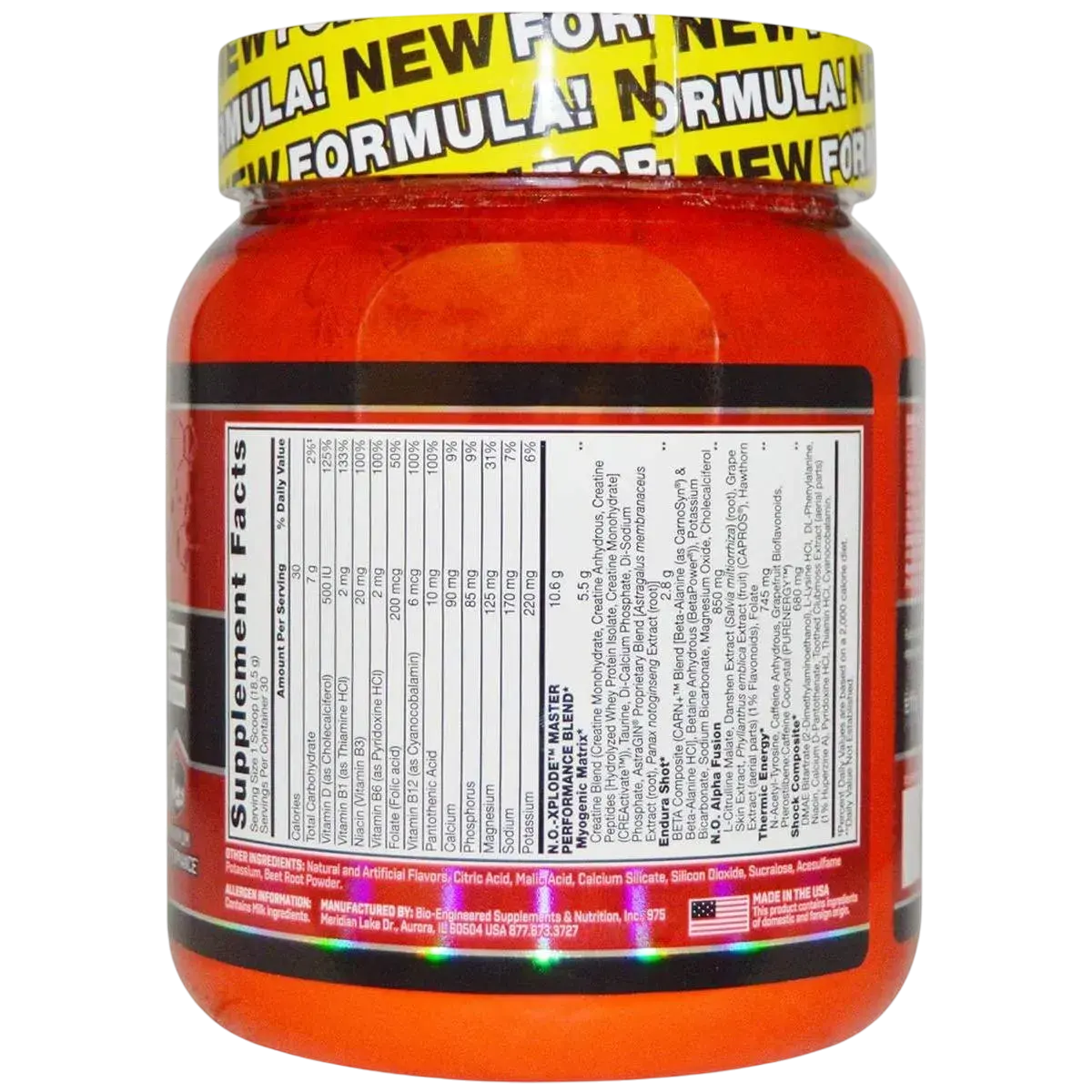 Bsn N.o.-xplode All-in-one Pre-workout Igniter Watermelon, 1.22 Lbs