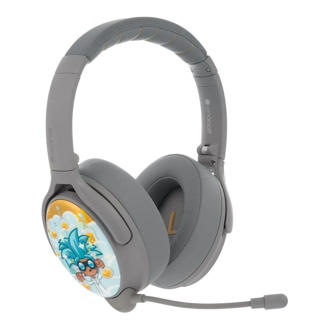 Buddyphones Cosmos Plus Anc Headphones Matte Grey Bp-cosmosp-grey