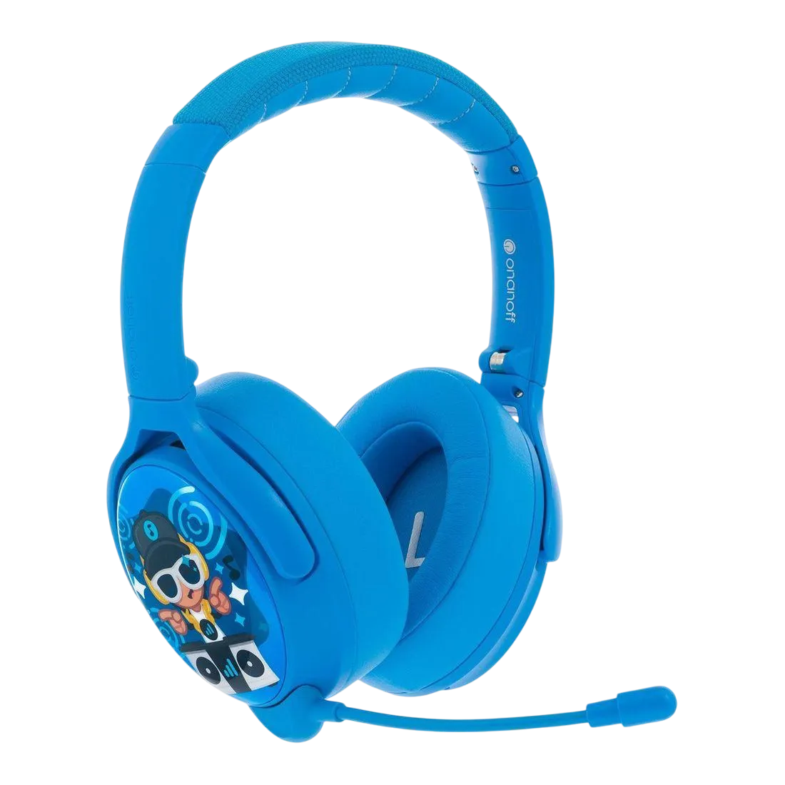 Buddyphones Cosmos Plus Cool Blue Anc Headphones Bp-cosmosp-blue