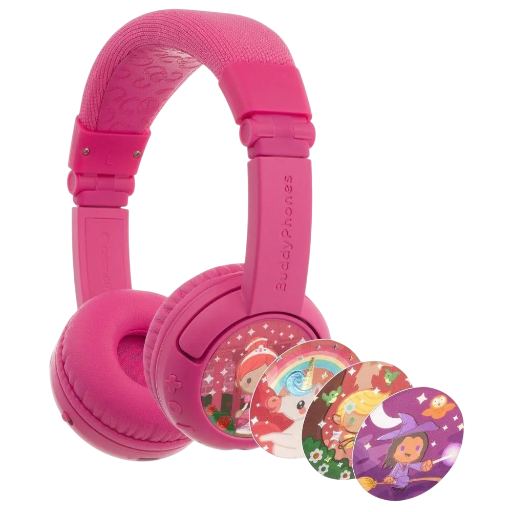 Buddyphones Play + Rose Pink Kids Headphones Pink Bp-playp-pink