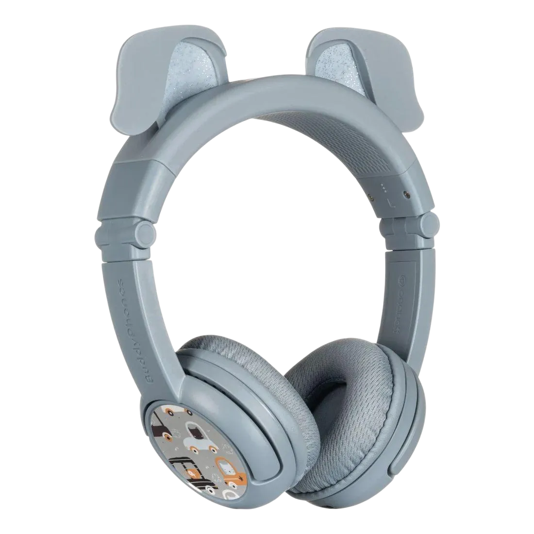 Buddyphones Playears+ Dog Wireless Headphones Grey Bpplaypearsdog