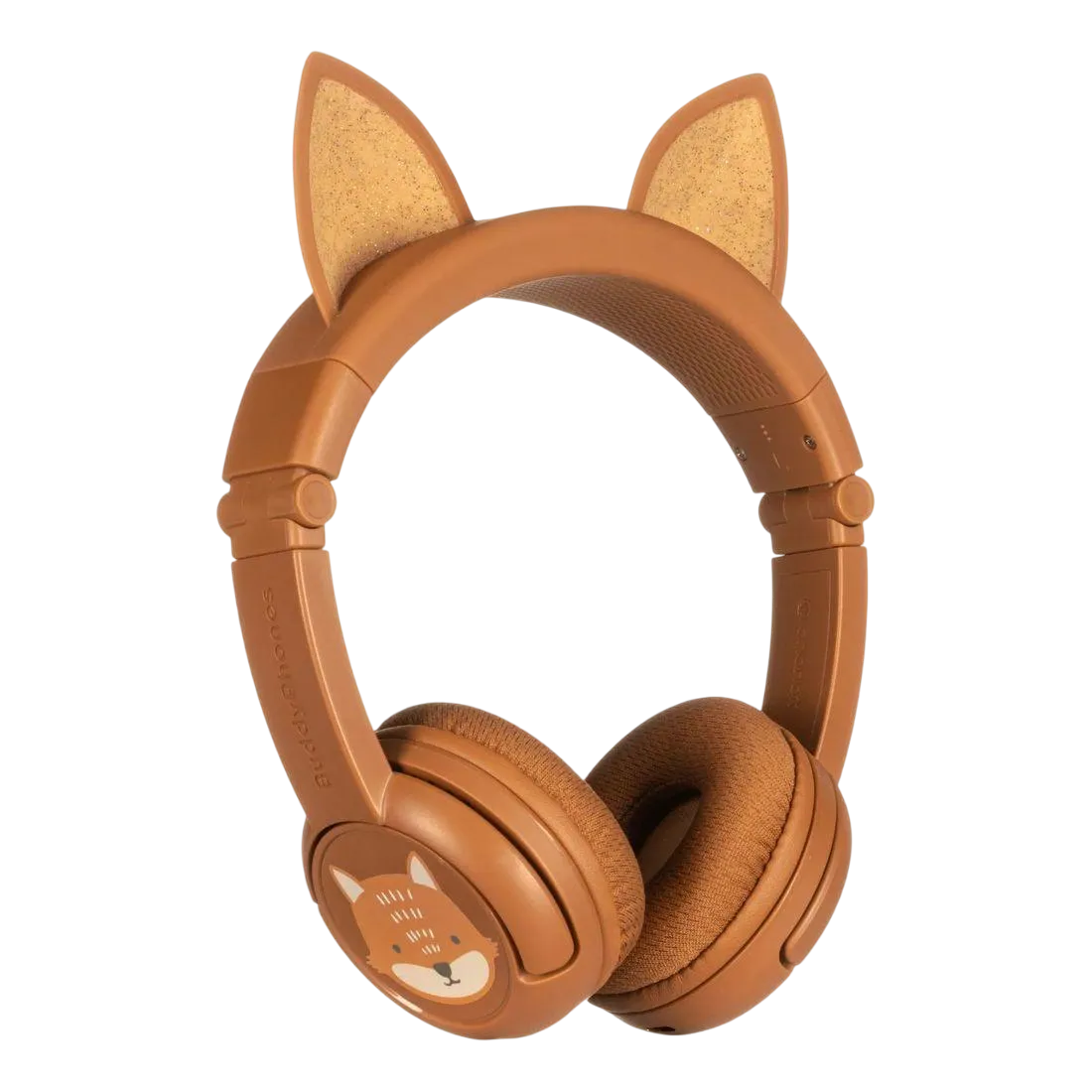 Buddyphones Playears+ Fox Wireless Headphones Brown Bpplaypearsfox