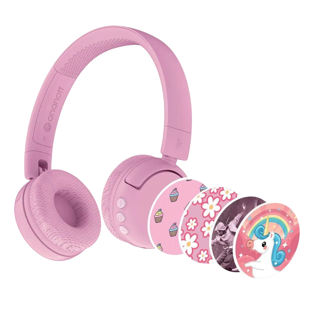 Buddyphones Popfun Kids Wireless Headphones Pink Bp-pop-fun-pk