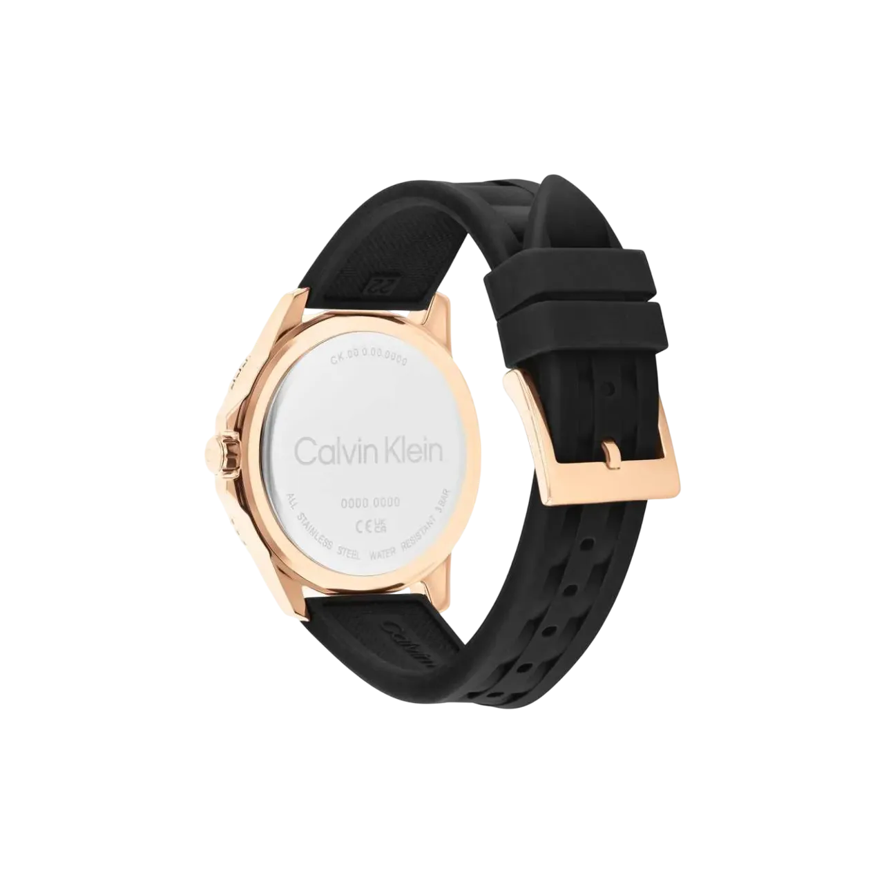 Calvin Klein Aqueous Mens Silicone Quartz Watch 25200425