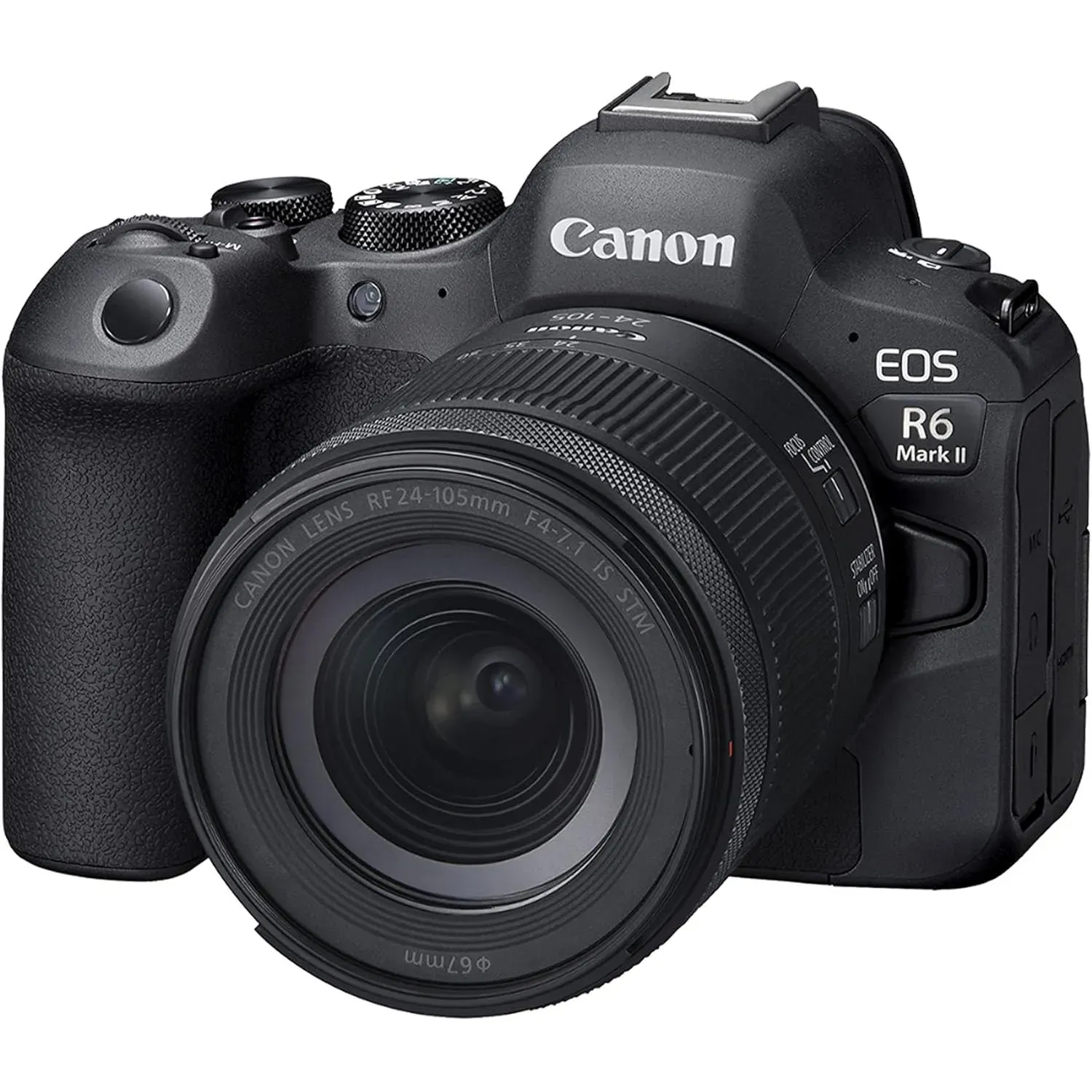 Canon Eos R6 Mark Ii Rf24-105mm F4-7.1 Is Stm Kit Black