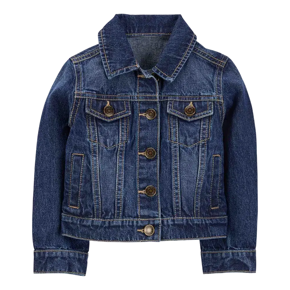 Carter's Girls Dress Denim Jacket Blue Size 18 M