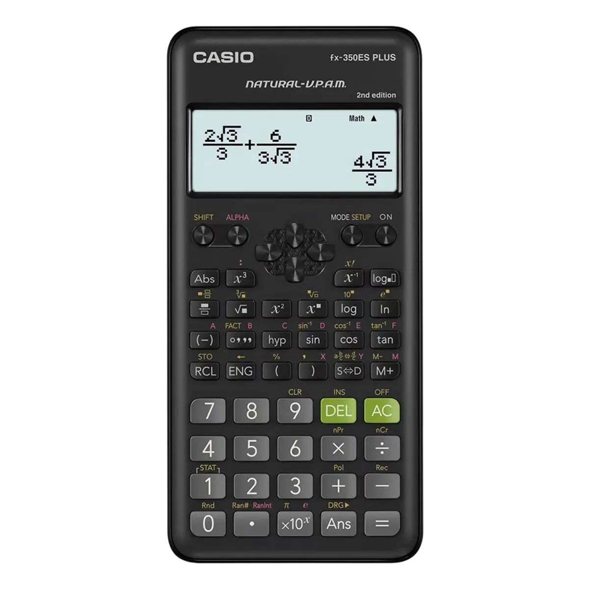 Casio 10 + 2 Digits Standard Scientific Calculators Fx-350es Plus-2