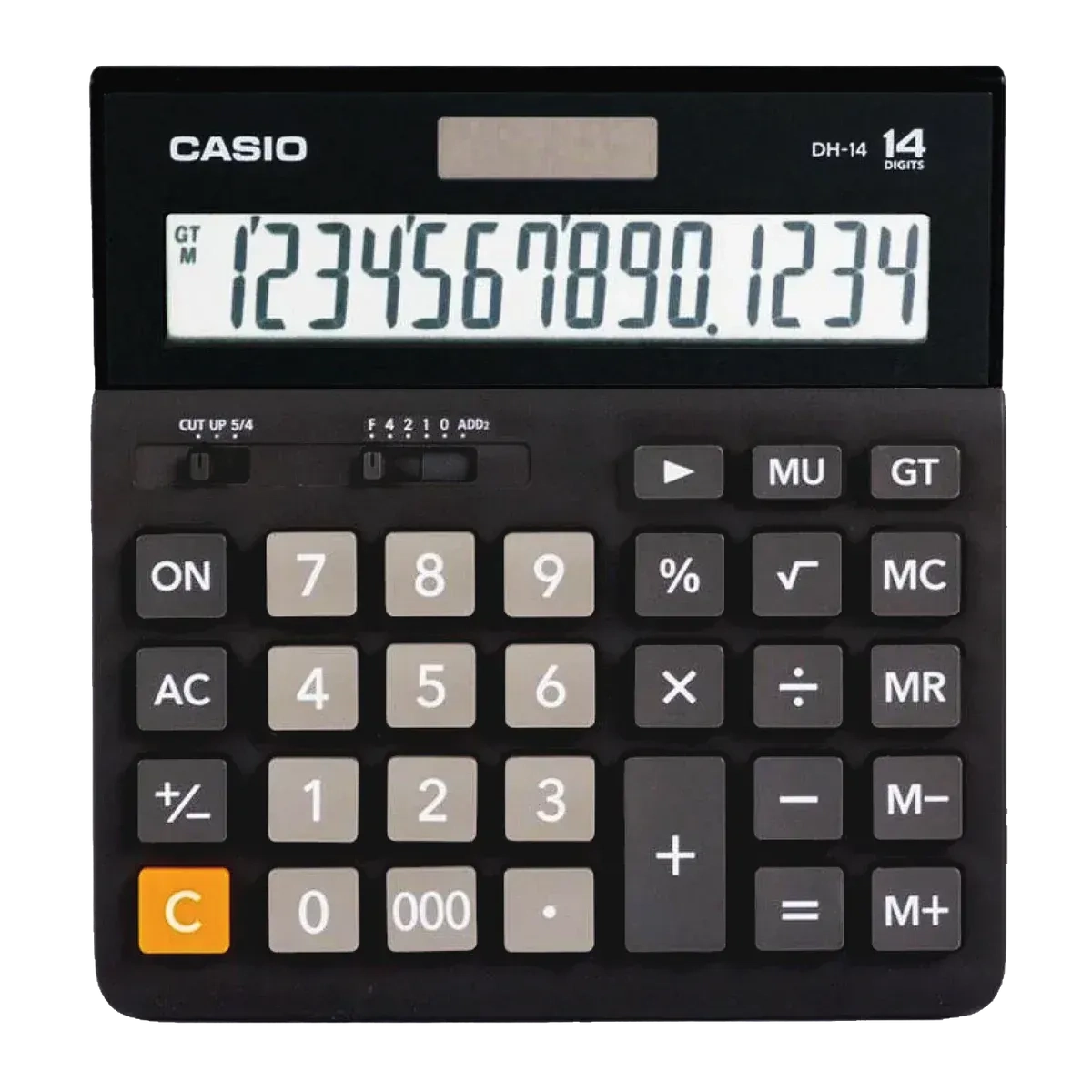 Casio 14-digit Desktop Type Practical Calculators Dh-14