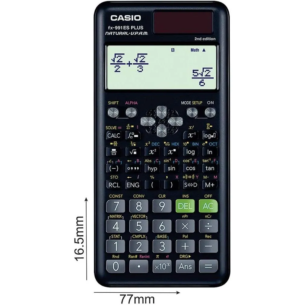 Casio 2Nd Edition Technical And Scientific Calculator Fx-991Es Plus