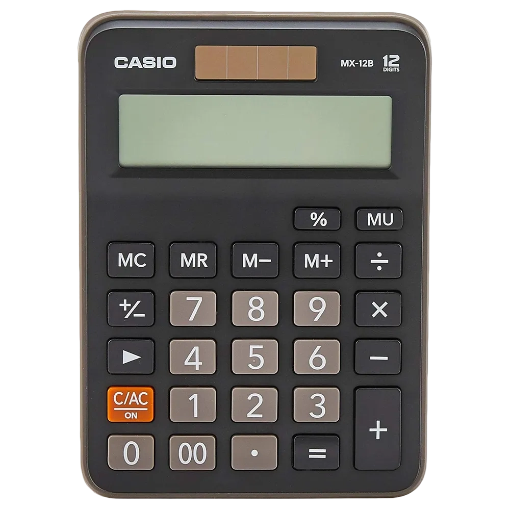 Casio Desk Calculator 12-digit Mx-12b