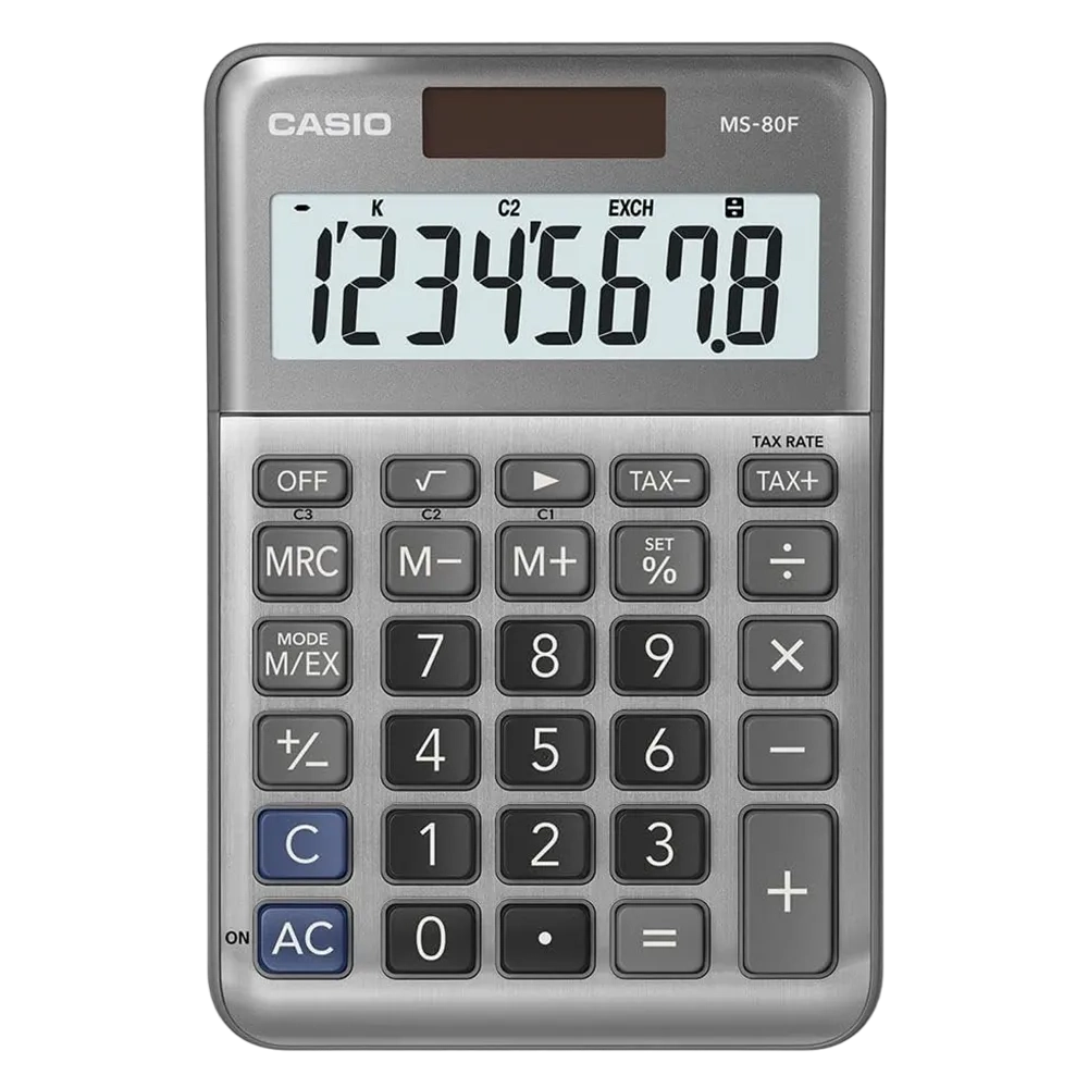 Casio Desk Calculator 8-digit Ms-80f
