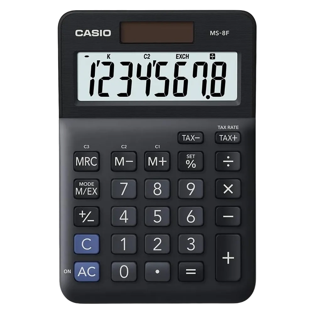 Casio Desk Calculator 8-digit Ms-8f